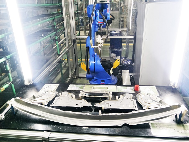 訂制汽車涂膠點膠機(jī)器人